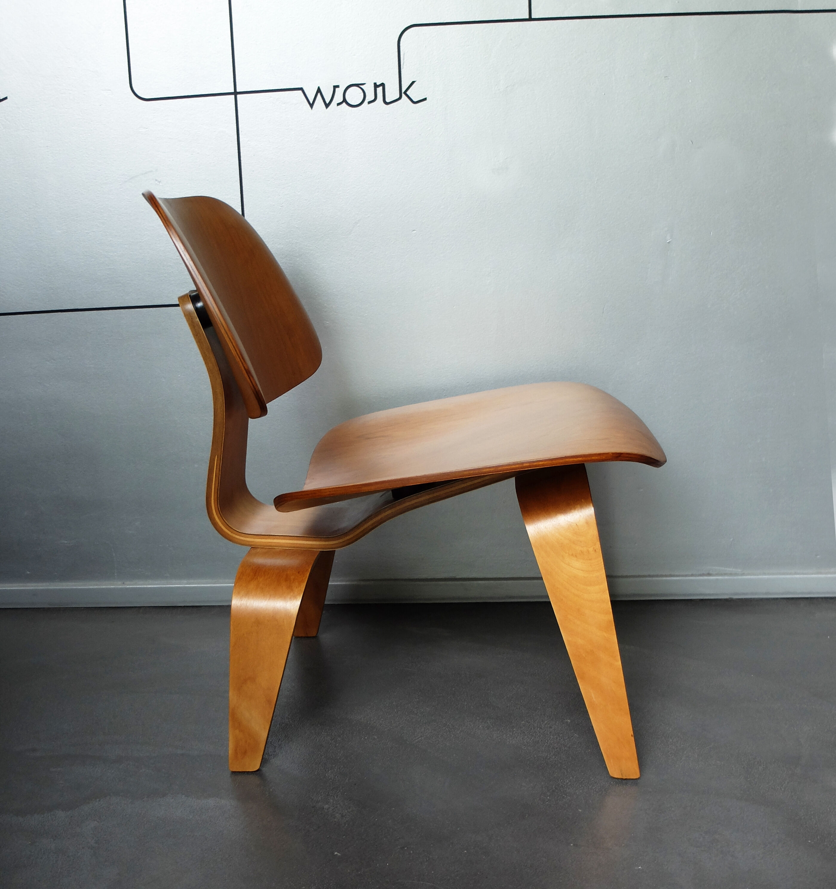 LCW Lounge Chair Wood Charles & Ray Eames for Herman Miller 1950