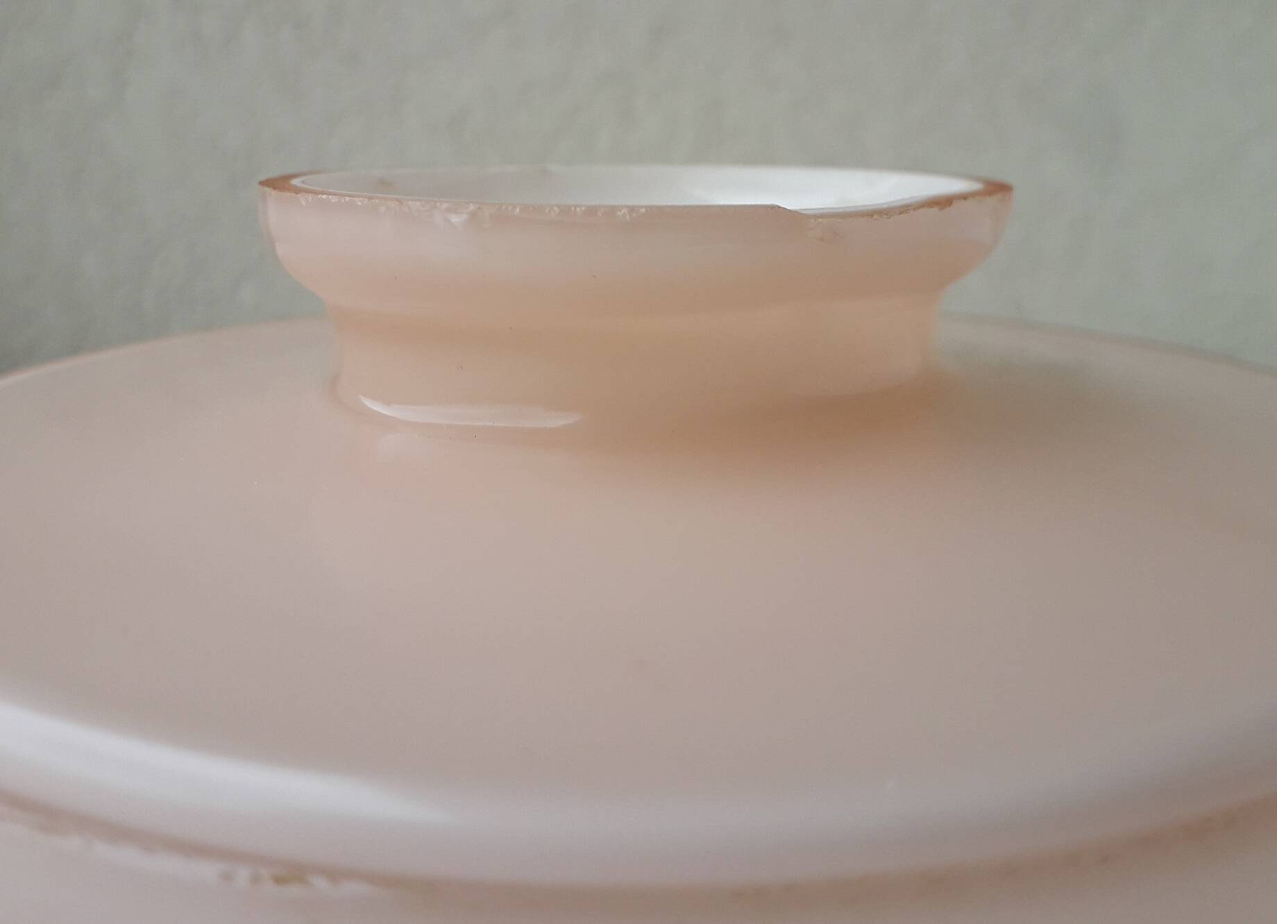 Abat-jour Art Déco en opaline