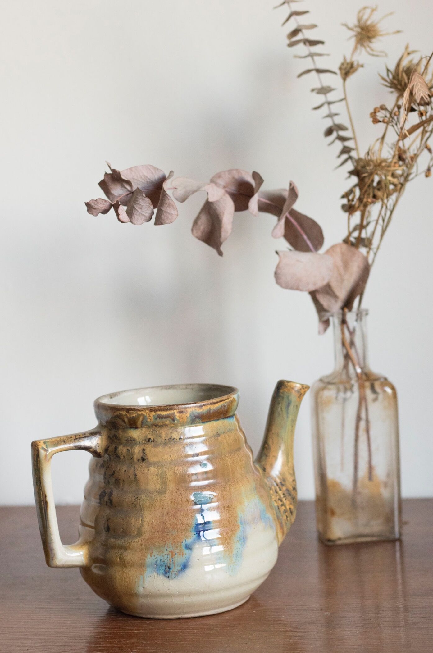 Vintage enamelled pitcher