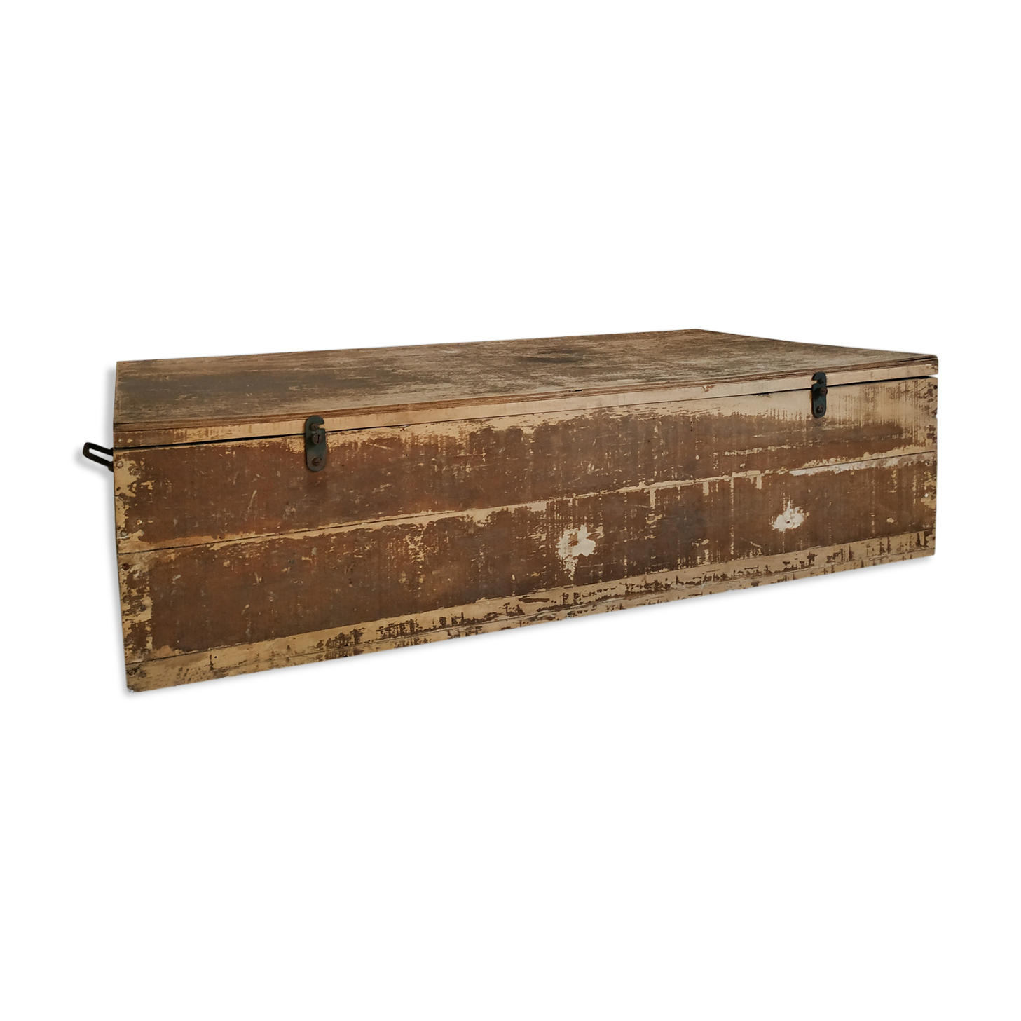 Old wooden trunk