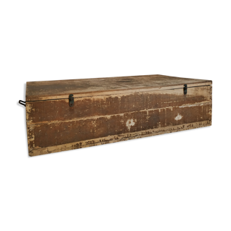Old wooden trunk