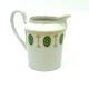 Set of 6 tea cups and 1 cream jug in Paris porcelain, Louis XVI decoration.
