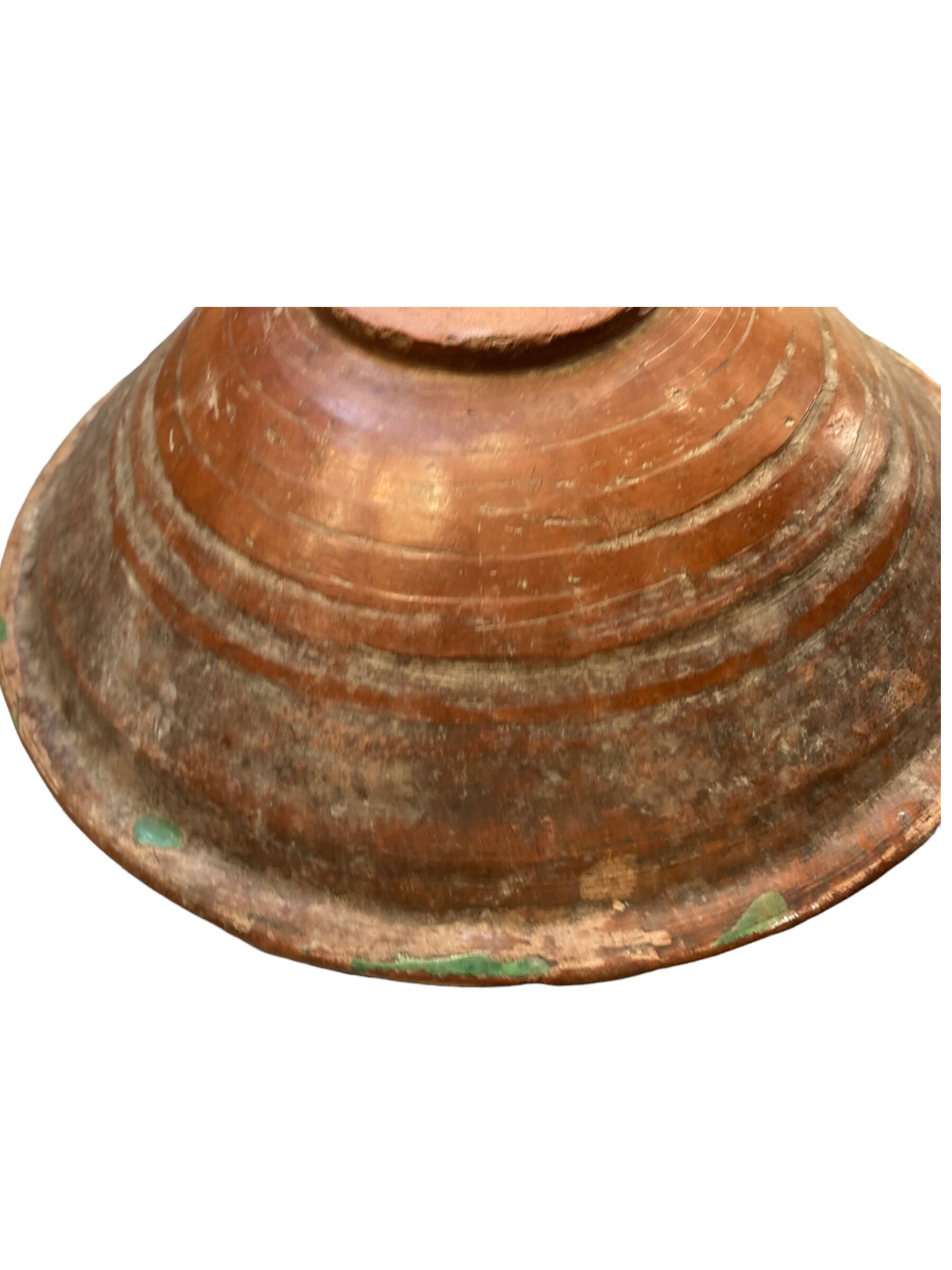 Dish hollow afghan regional enamelled