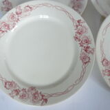Lot of 4 flat plates Terre de Fer