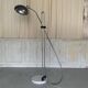 Large adjustable "Arc" lamp in marble and chrome, Italian design from the 1970s.