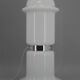 White glass floor lamp, czechoslovakia, 1970s