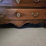 Curved Louis XV commode, 18th century.