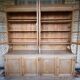 Glass library of a medical school in solid oak from the 1950s.
