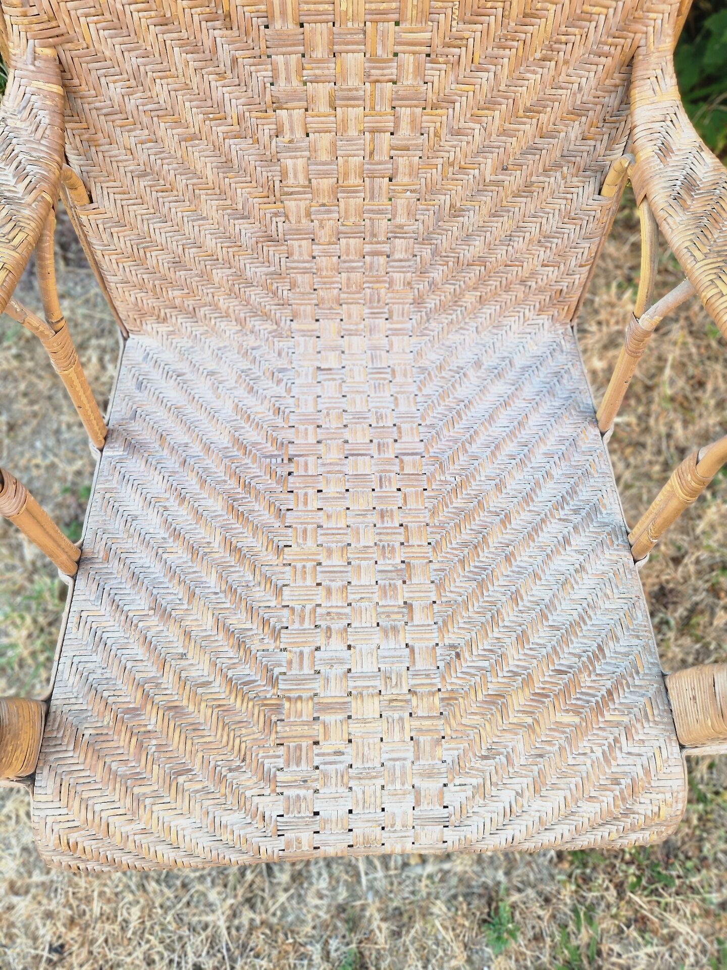 Art Deco Riviera rattan armchair