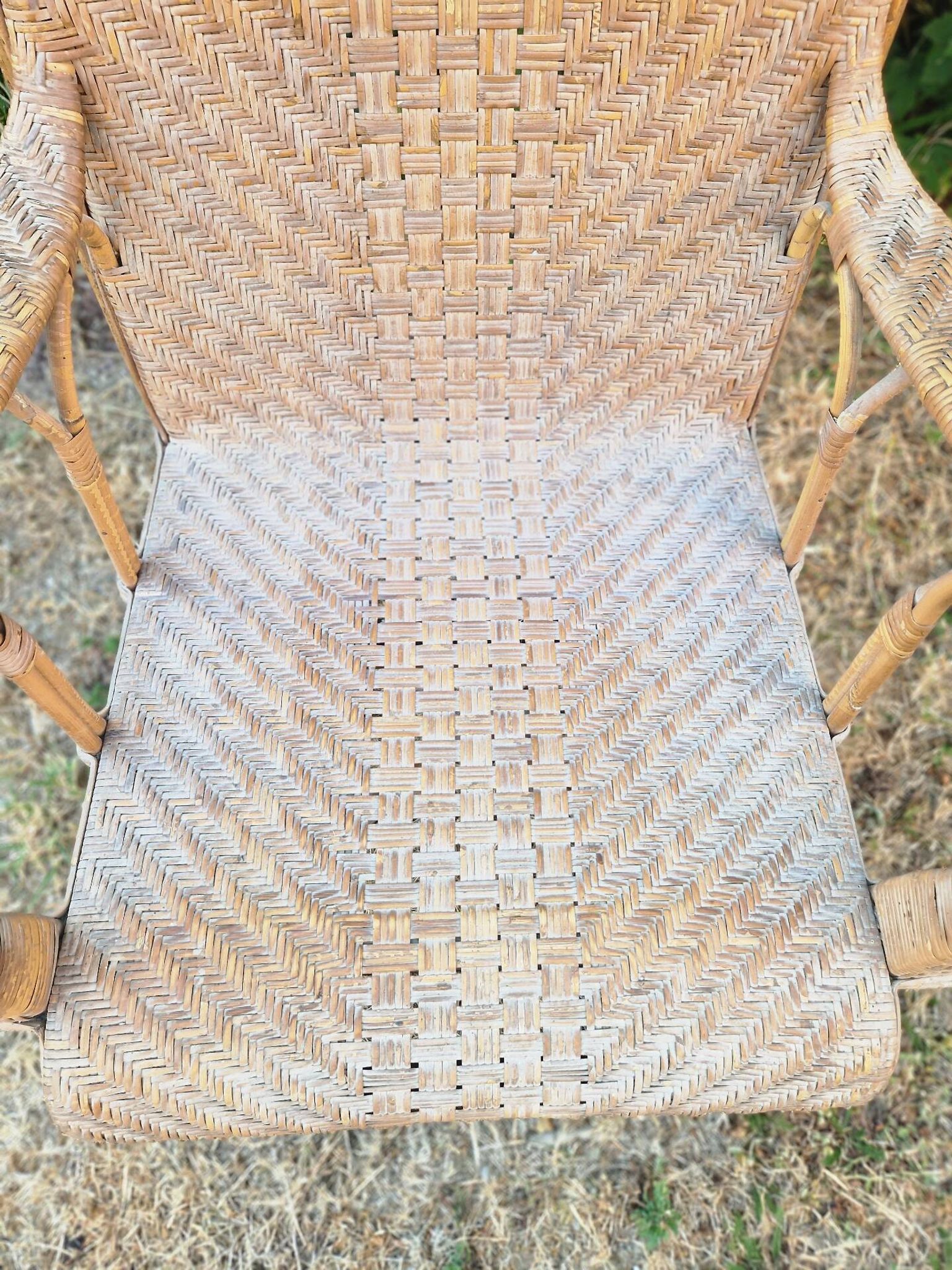 Art Deco Riviera rattan armchair