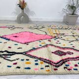 Handmade Moroccan Berber carpet 244 x 173 CM