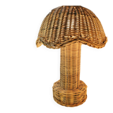 Rattan table lamp