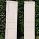 Paire de portes de placard h200x60cm chacune ancienne