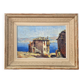 Huile sur panneau Gerard Cardella dit ZAROU tableau  signé par l'artiste
