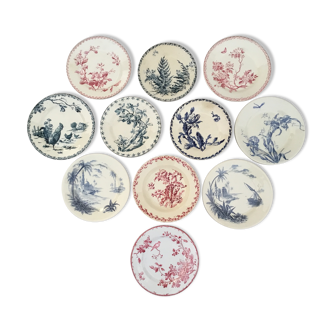 Gien earthenware plates