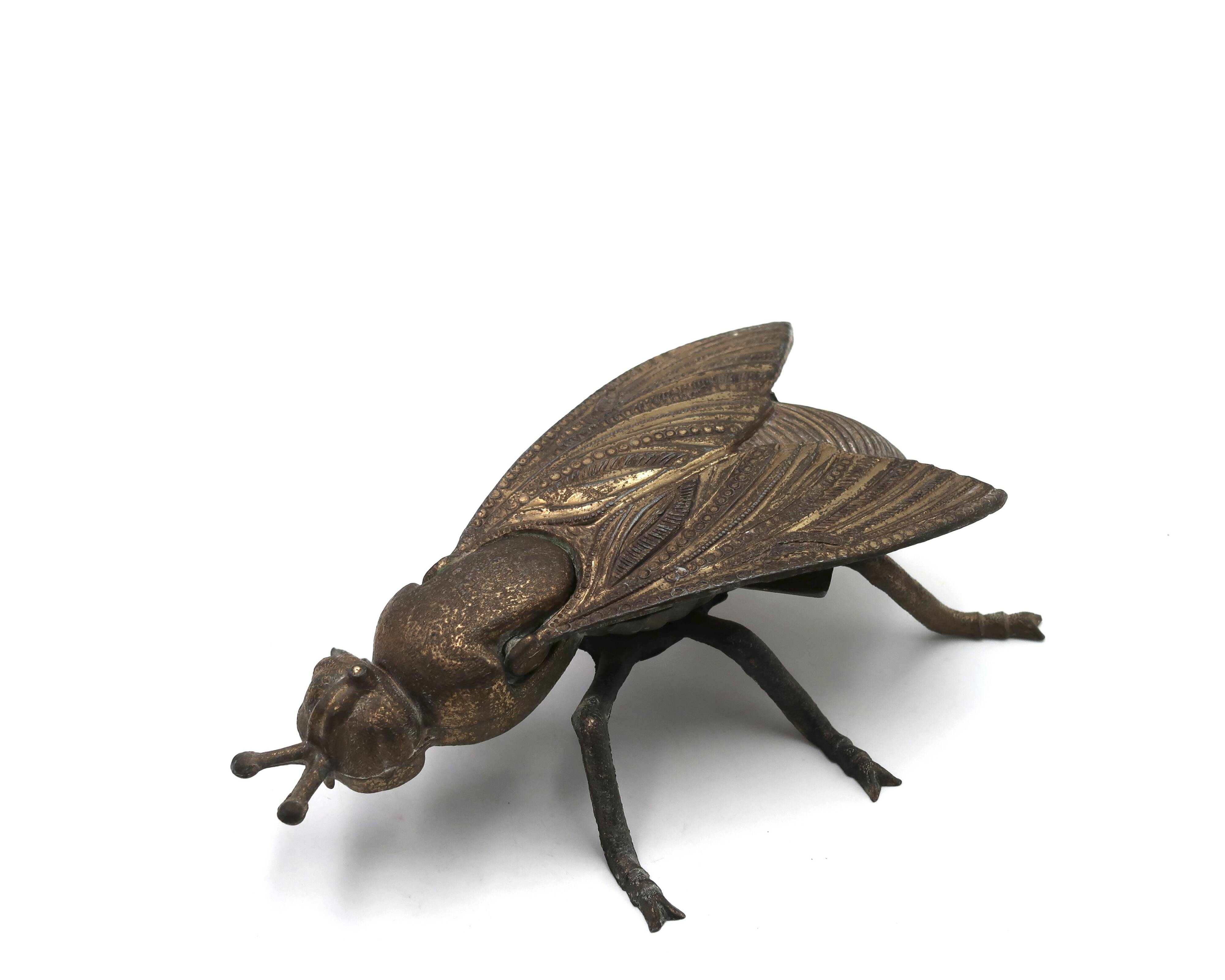 Metal ashtray in the shape of a fly, 1950s