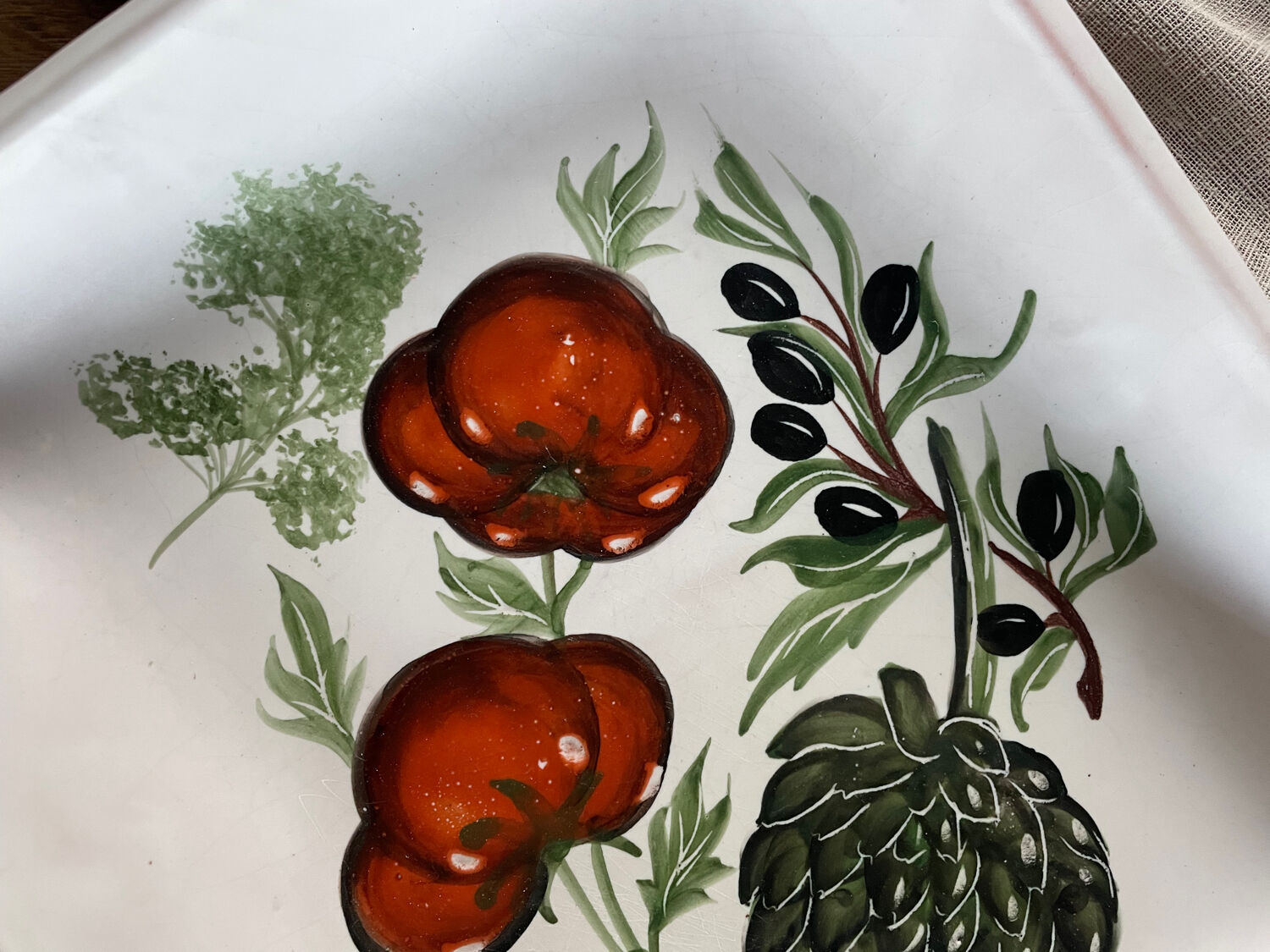 Rare service Vallauris Marius Bessone 1960