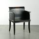 Black wooden chair / side chair from the 20th century in Asian style