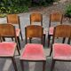 lot 6 chaises Art Déco / vintage