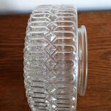 Molded glass ceiling lamp