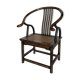 Fauteuil chinois fer à cheval
