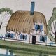Plat octogonal Abbaye du Bec-Hellouin années 70