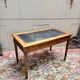 Bureau plat en noyer de style Louis XVI XIX eme siècle