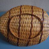 vintage wicker duck basket rattan basket