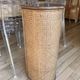 Bread hutch in oak wood and canning made in france 50s