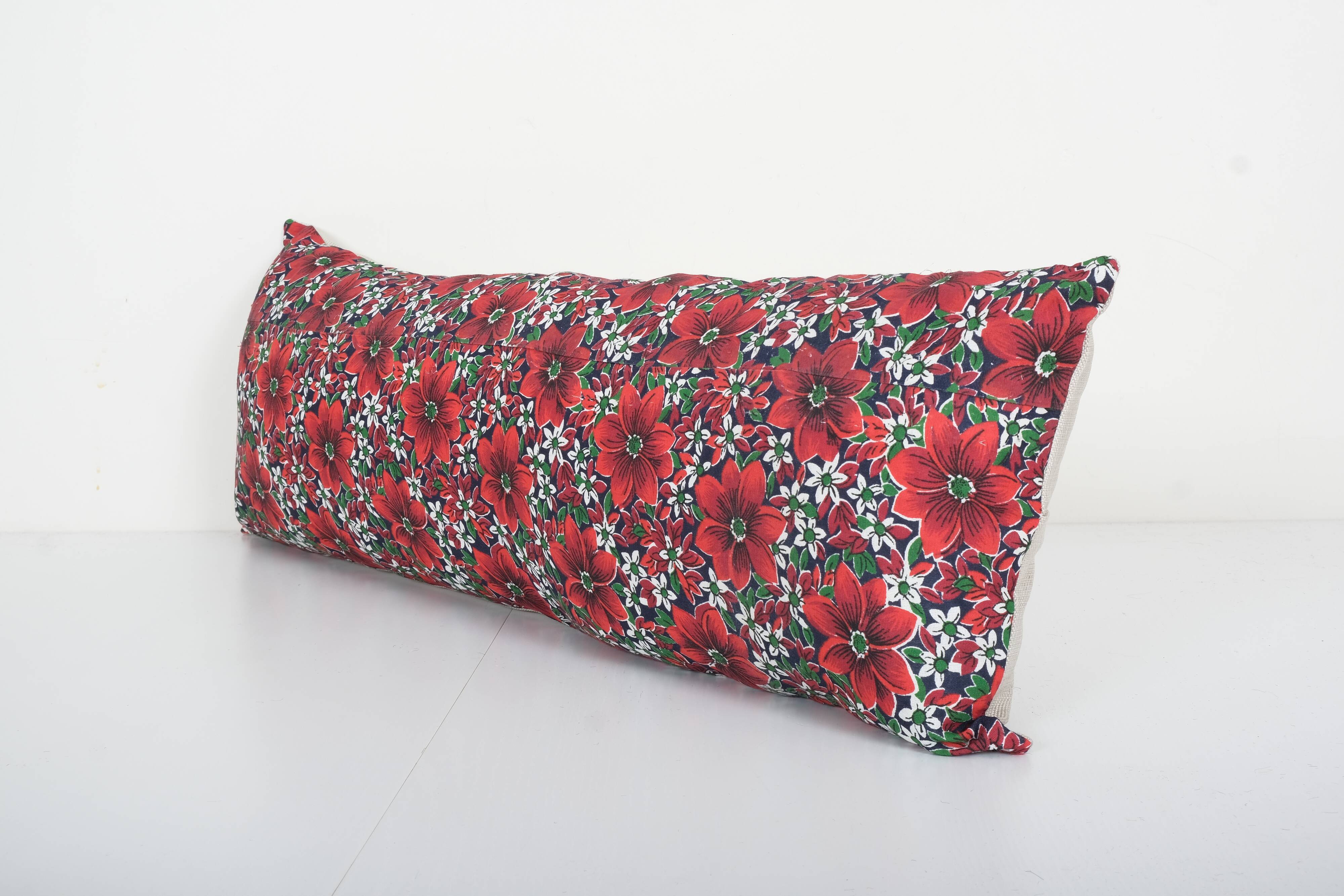 Floral russian caftan cushion