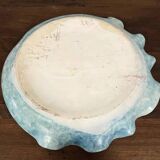 Art Deco ceramics circa 1940: large dove-shaped dish signed