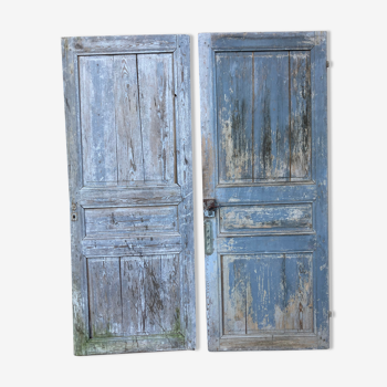 Pair of old doors