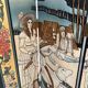 Six-panel painted screen, 20th century