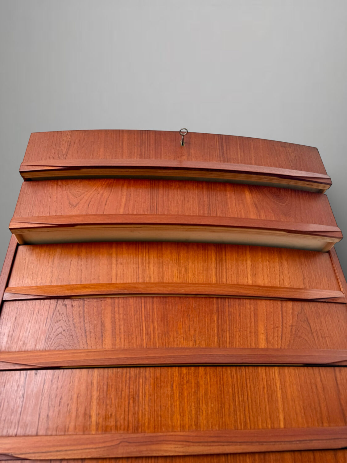 Scandinavian mid-century teak chest of drawers