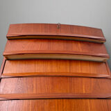 Scandinavian mid-century teak chest of drawers