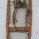 Old snowshoes made of wood and hoses