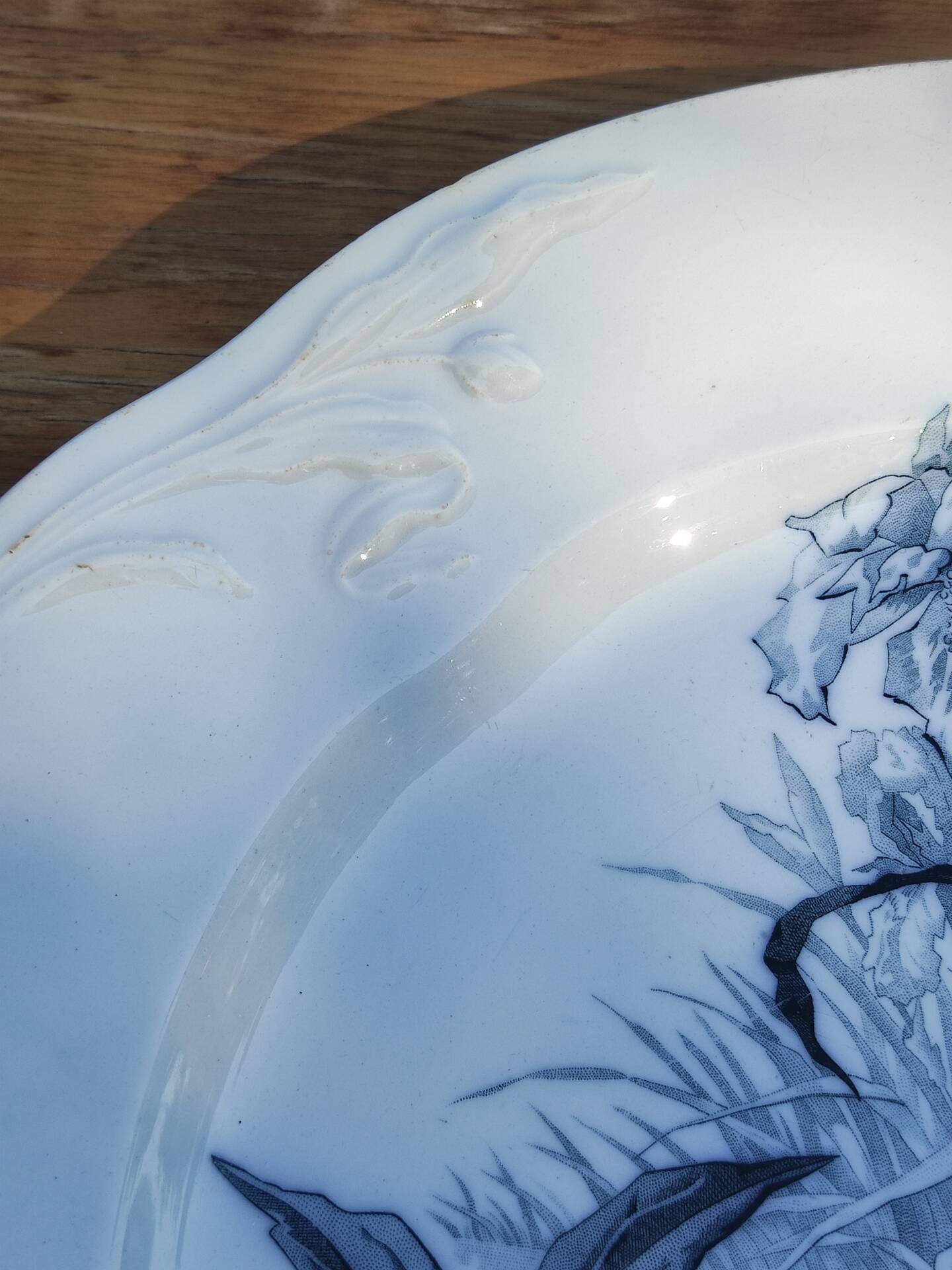 Large plate Villeroy and Boch - Iris model