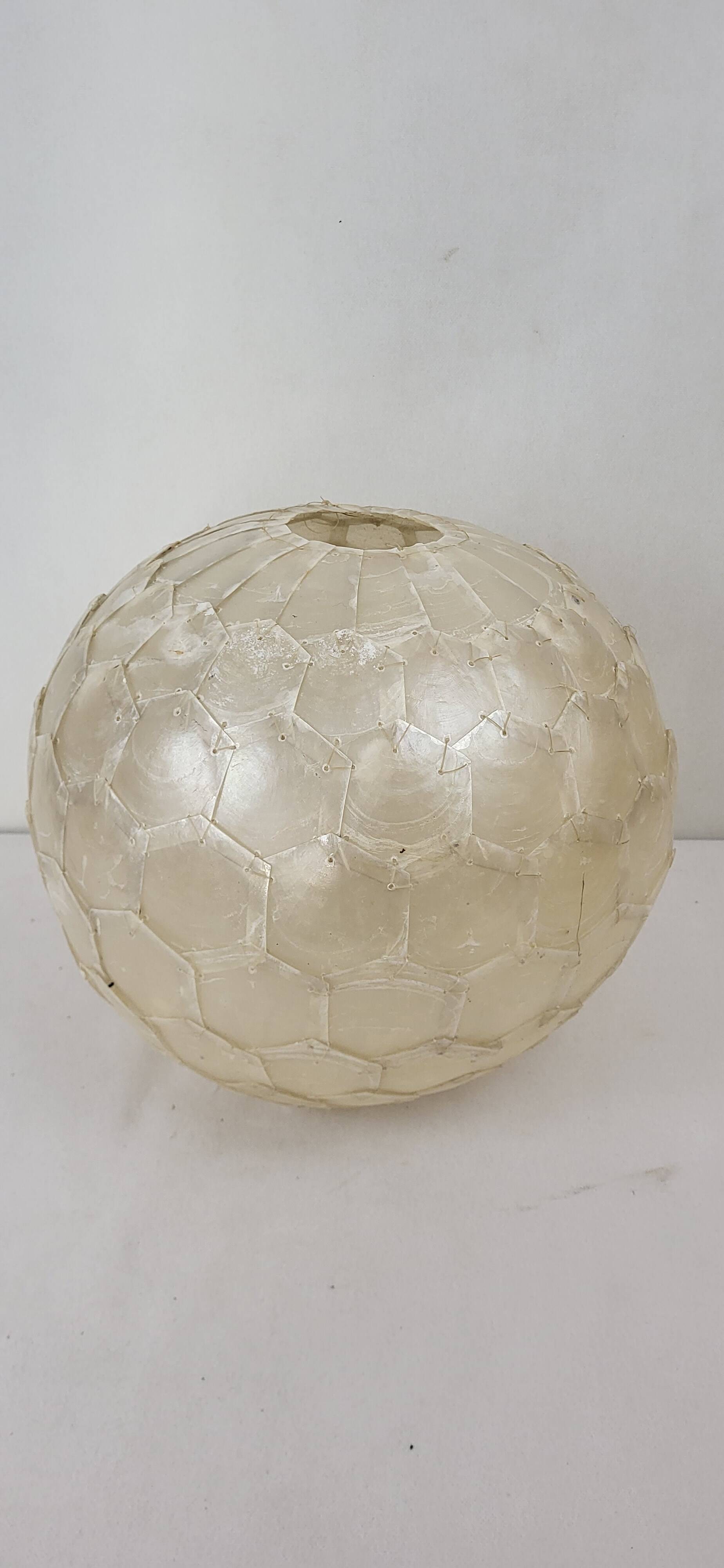 Abat Jour / globe boule nacre