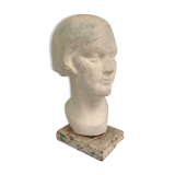 Vintage plaster head