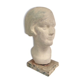 Vintage plaster head
