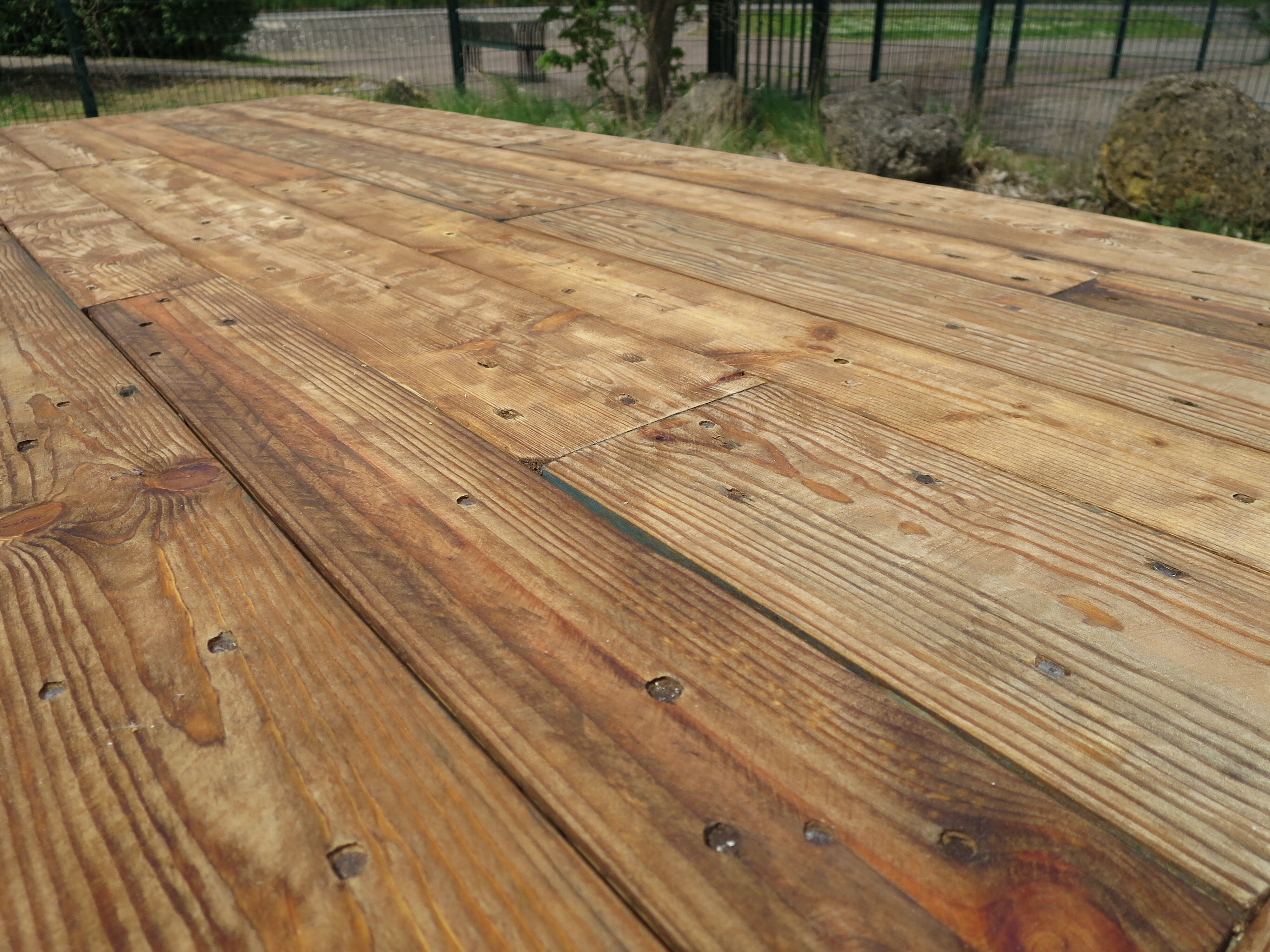 Rustic farmhouse table