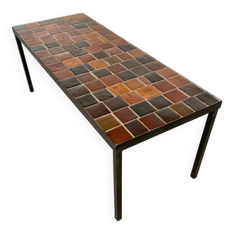 Ceramic coffee table circa 1960