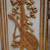 Paire de cabinets  italiens demi-lune