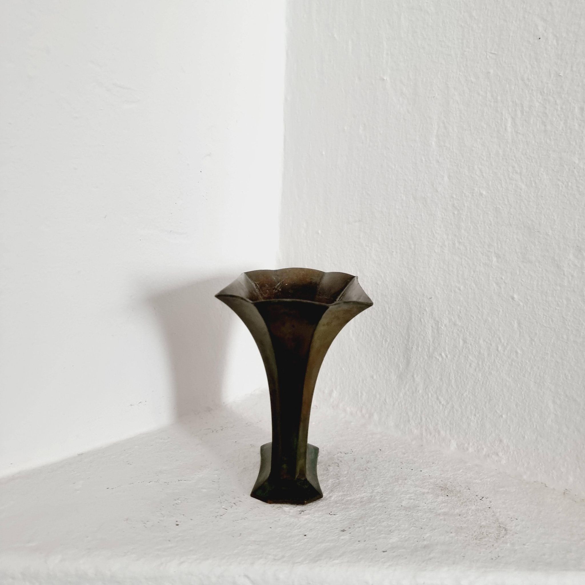 Sune Bäckström, Solid bronze vase, Swedish grace / Art Deco