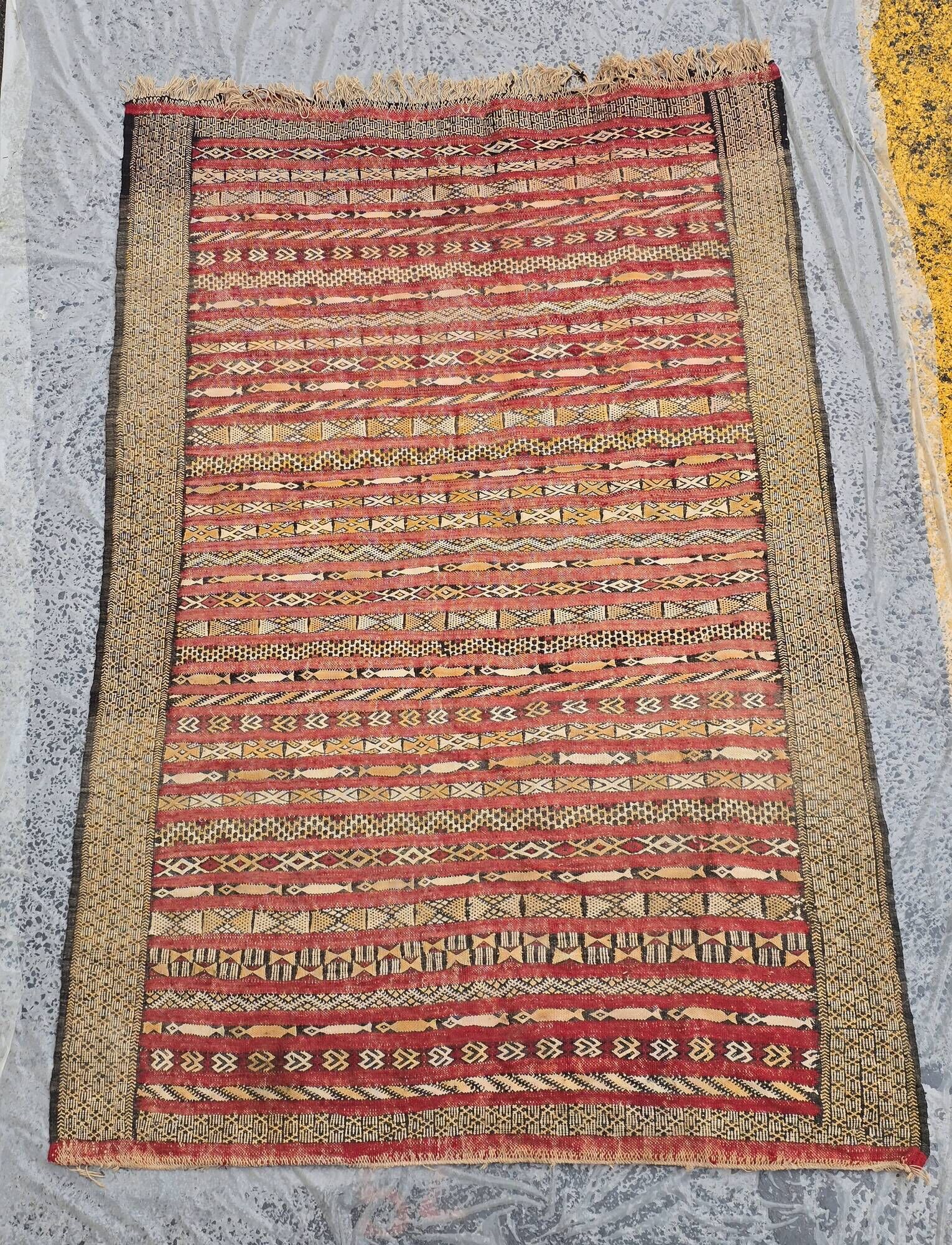 Rug - Moroccan Hanbel in wool, probably Zemmour, Middle Atlas - 116 x