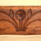 Antique carved wooden decorative panel