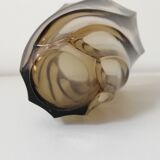 Smoked glass vase