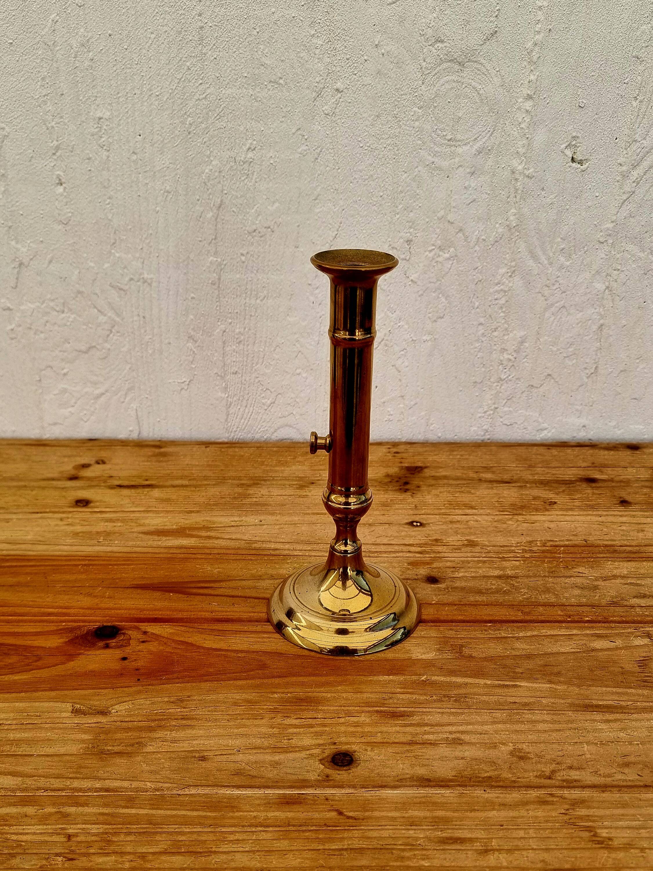 Vintage brass candle holder