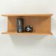 Blonde Wood Veneer Wall Shelf