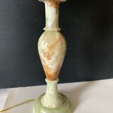 Onyx lamp stand